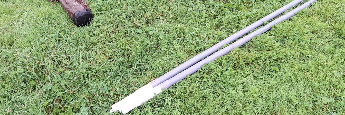 Materiaal plaatsing peilbuis