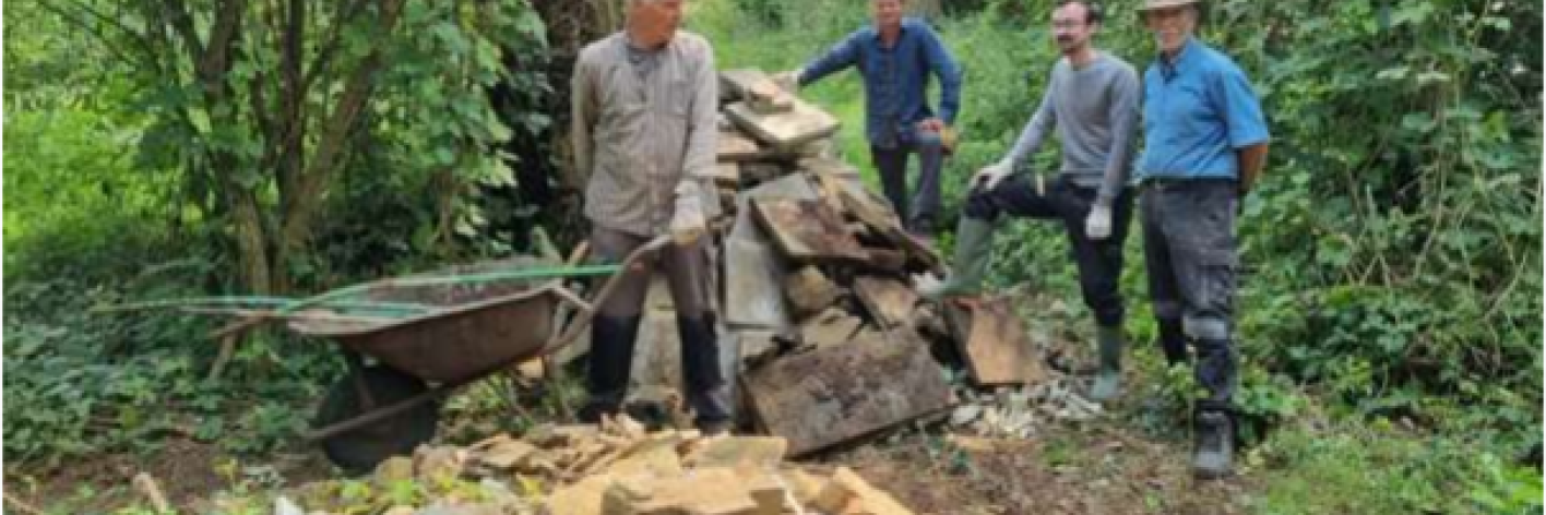 Afvoeren van steenpuin en beton