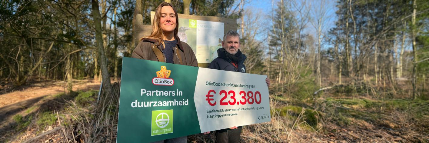 OlioBox steunt natuurgebied Poppels Overbroek