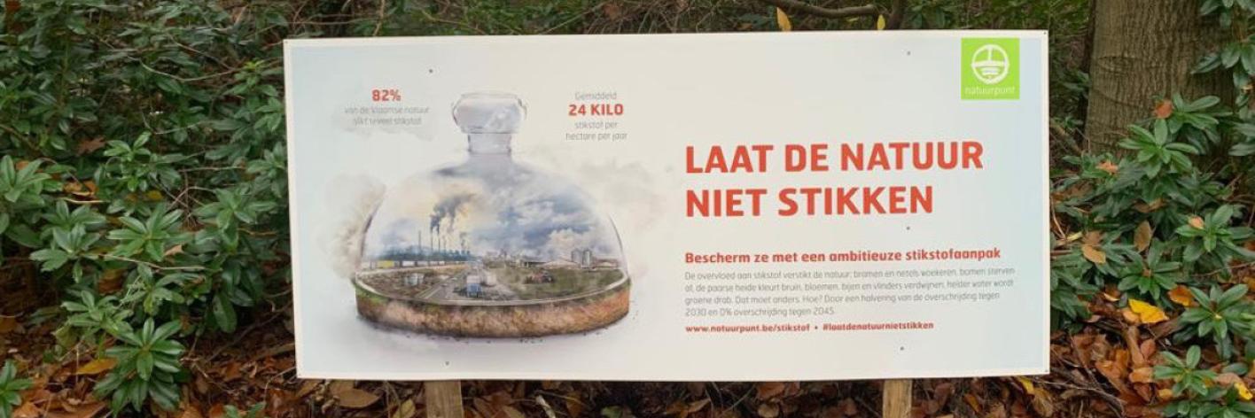 Laat de natuur niet stikken