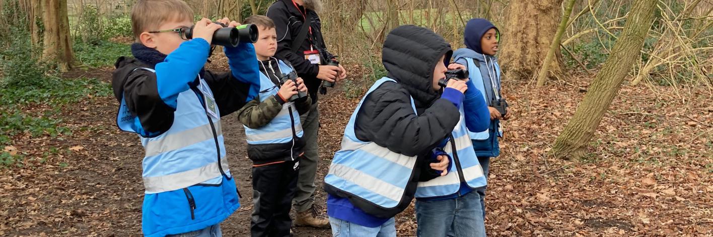 Natuureducatie aan het bezoekerscentrum Grote Netewoud