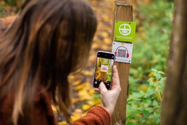 Radio2-Wandeling - QR bordje scannen
