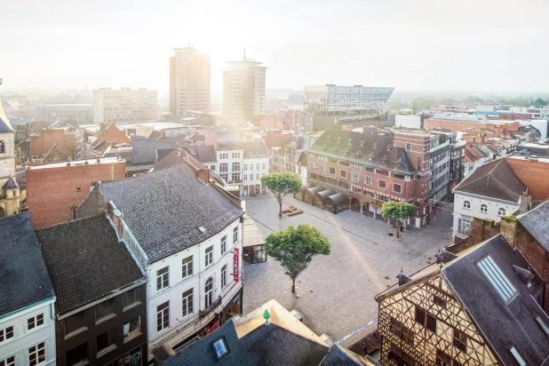 Stad Hasselt dronebeeld
