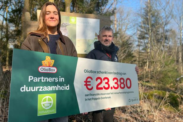 OlioBox steunt natuurgebied Poppels Overbroek