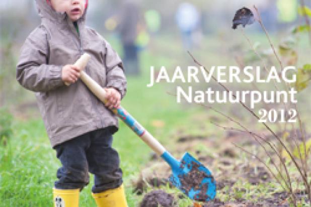 Cover Jaarverslag Natuurpunt 2012