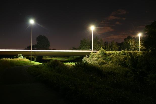 Straatverlichting heeft een grote invloed op het omringende landschap