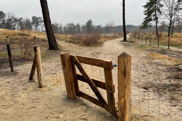 Wandelpoortje in Bels Broek en Heide