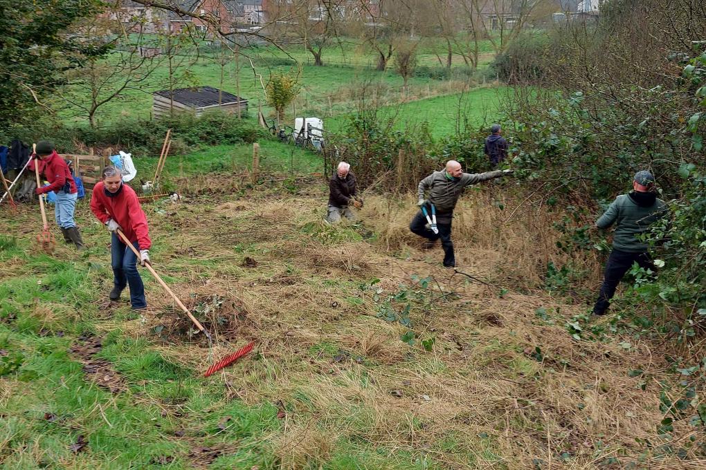 Beheerteam Koeheide in actie