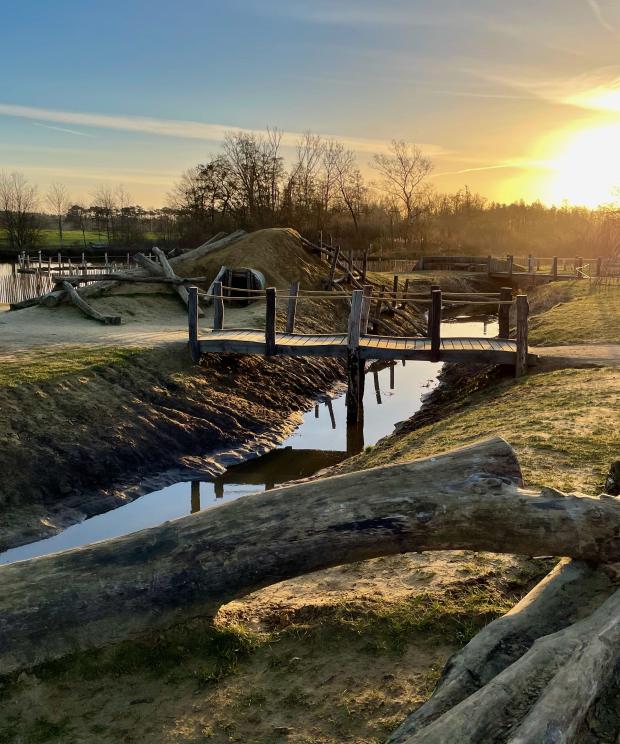 Speelnatuur aan het bezoekerscentrum Grote Netewoud