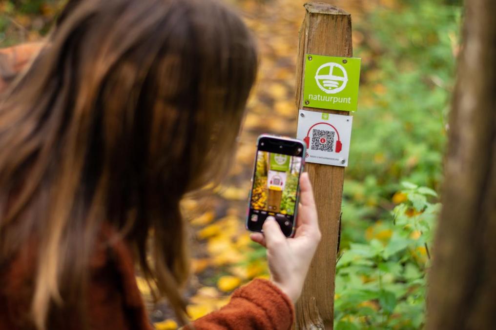 Radio2-Wandeling - QR bordje scannen