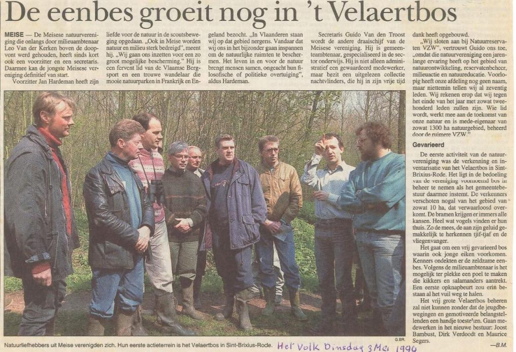 oprichting Natuurreservaten Meise